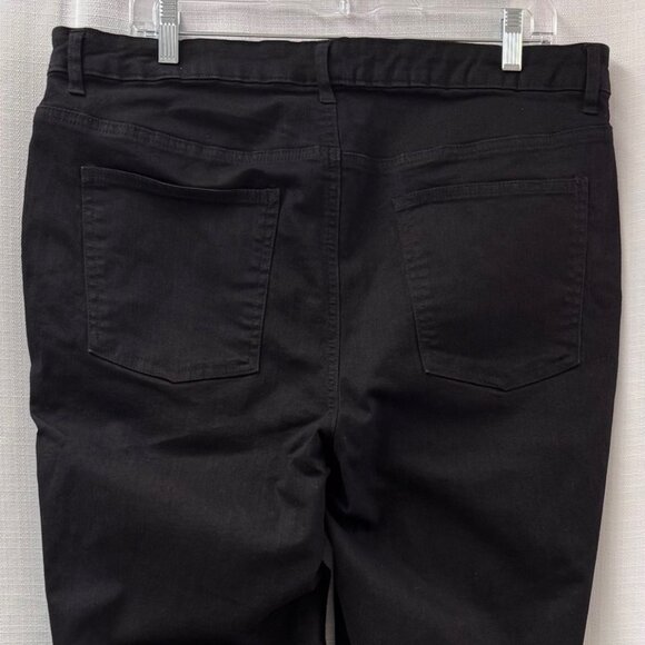 NWOT Woman Within Black Jeans - 14W Tall - Picture 3 of 7